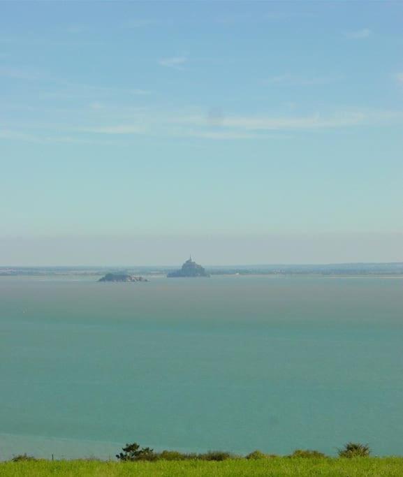 Maison Vue Sur Le Mont Saint Michel Et Sa Baie Champeaux Екстер'єр фото